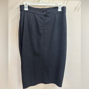 MaxMara Dark Gray Pencil Skirt